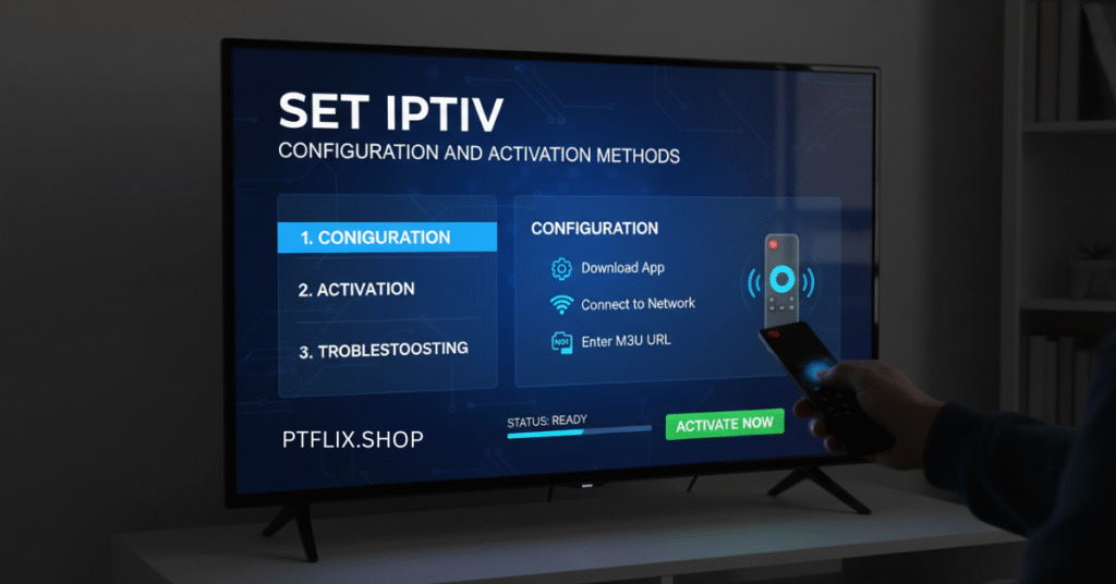 SET IPTV configuration and activation