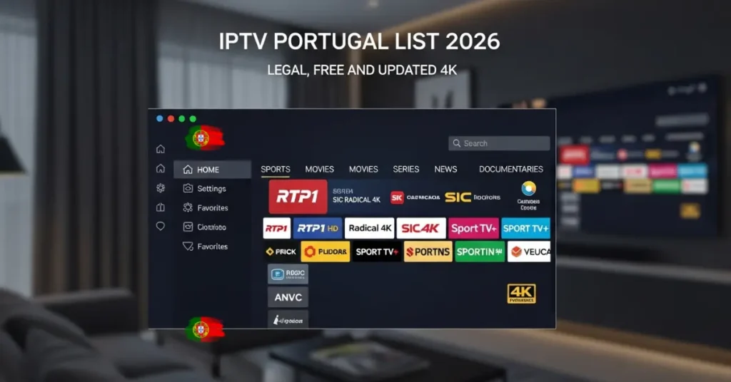 Lista IPTV Portugal 2026